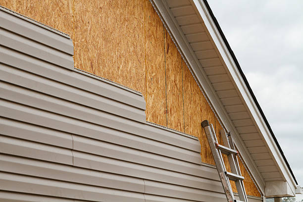 Professional Siding Contractor technician working in Bound Brook, NJ